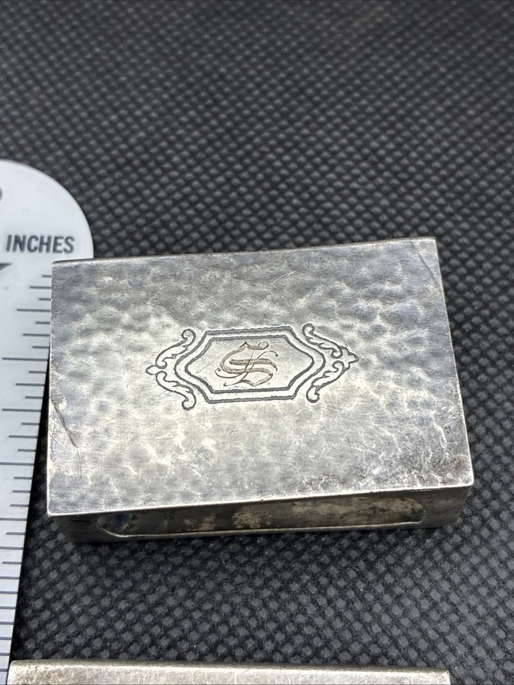 Sterling Silver Match Box Covers-Lot of 3