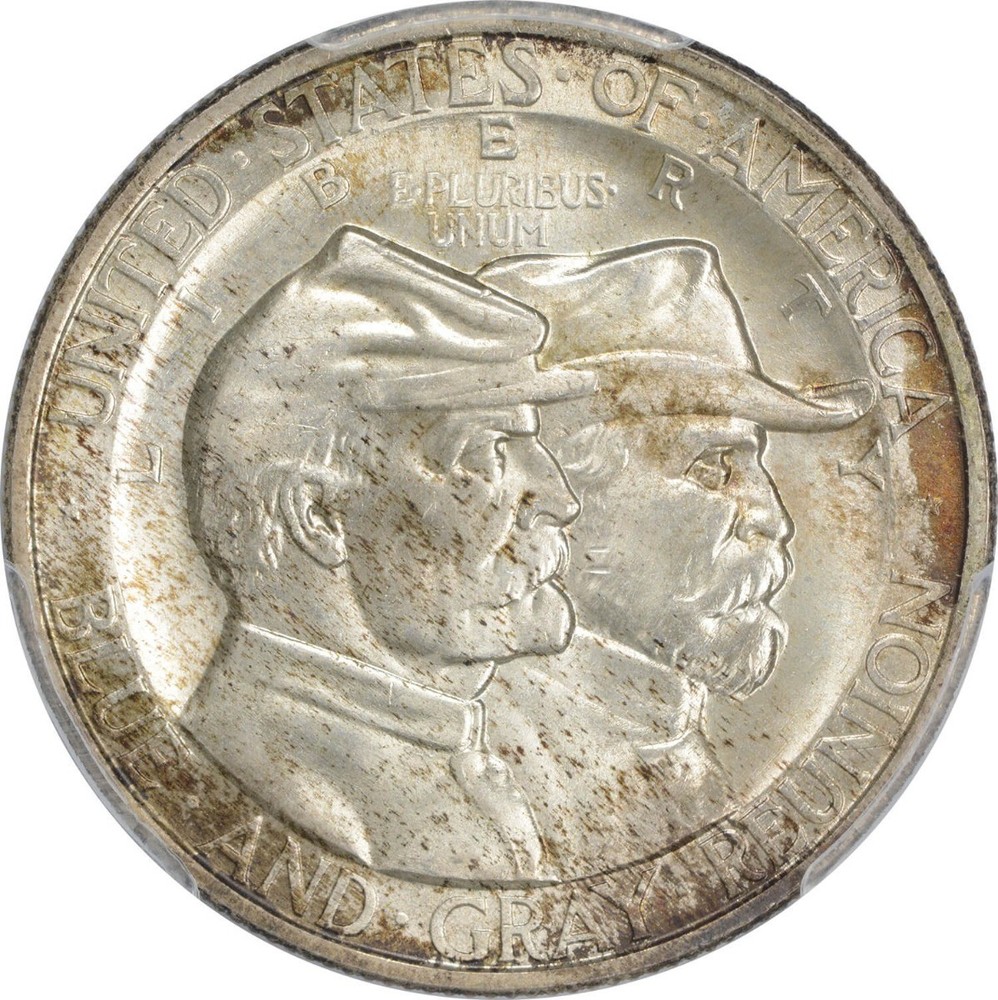 1936 Gettysburg Commemorative Silver Half MS66 PCGS