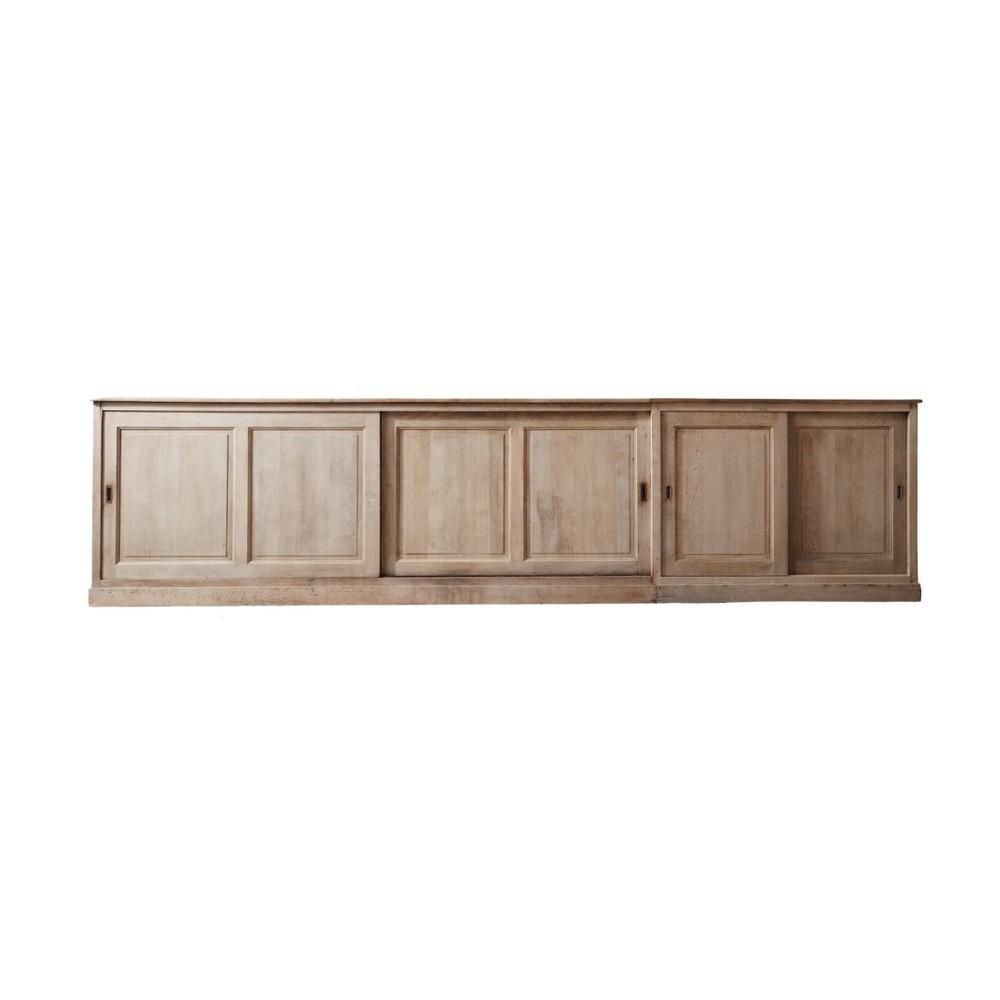 19th Century French Long Oak Buffet
