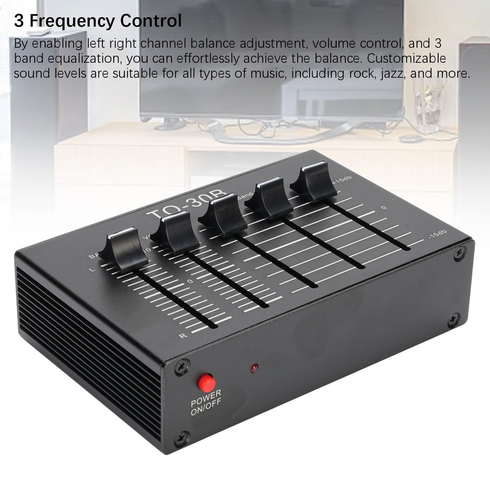 Digital Sound Equalizer 3 Band Preamp For Record Player Recommended