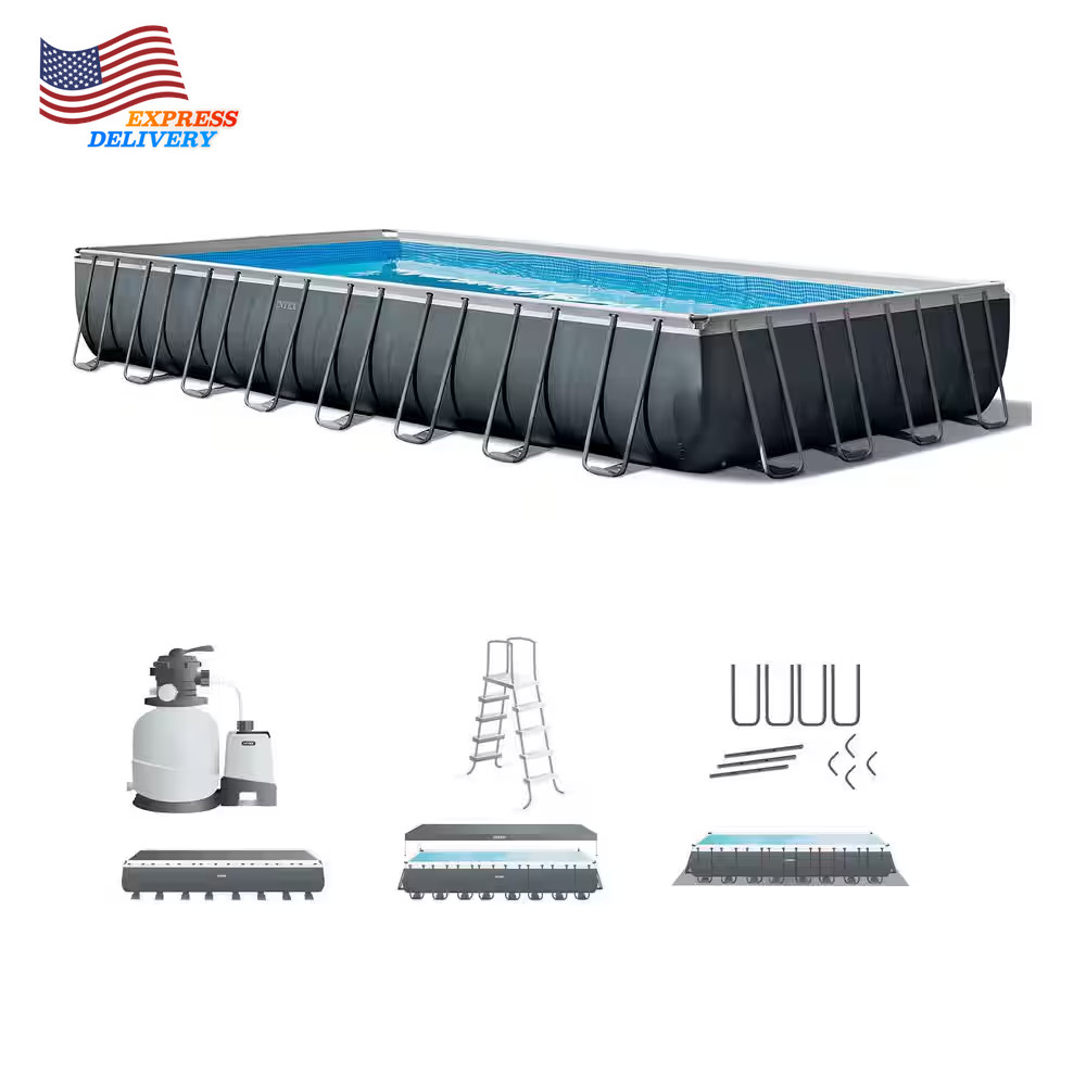 Ultra XTR 32 Ft. X 16 Ft. Rectangular Hard Sided above Ground Pool Set