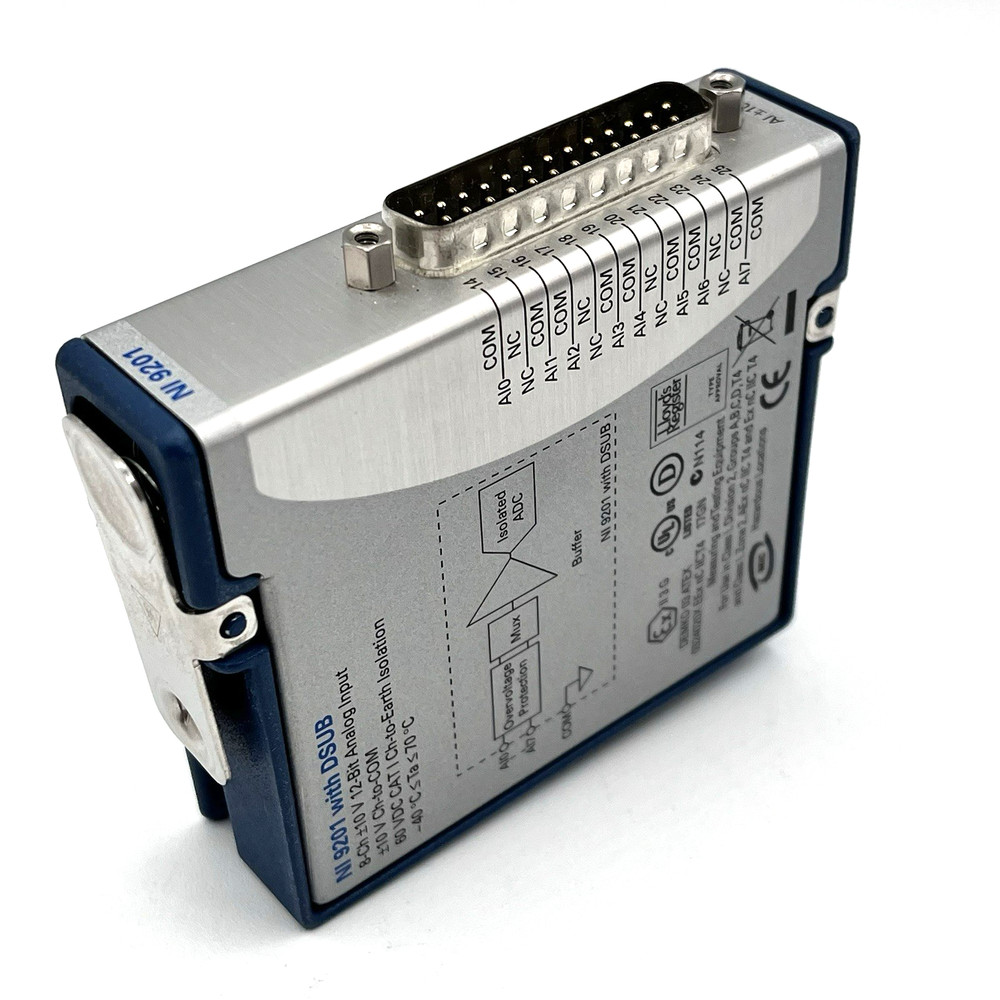 National Instruments 9201 DSUB, 8-Channel, 12 Bit Analog Input
