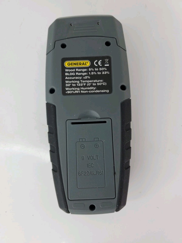 General Tools MMD4E Digital Moisture Meter, Water Leak Detector, Moisture Tester