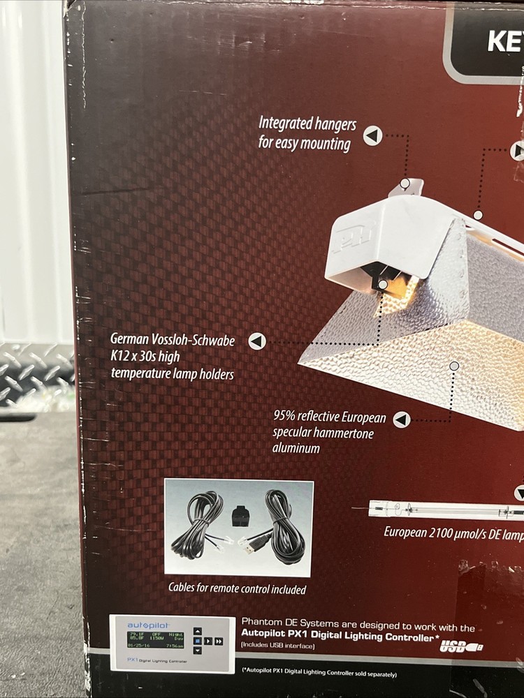 Phantom DE Double-Ended Lighting System 1000W, 208-240V Super Deep System
