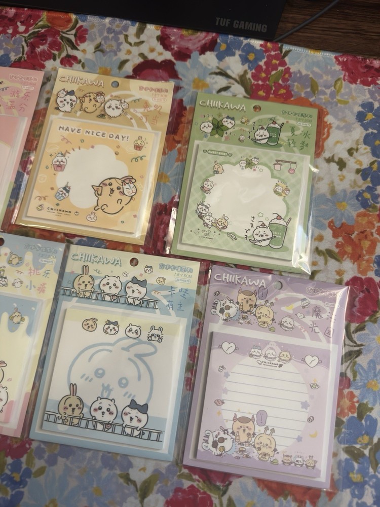 Chiikawa Sticky Notes Set