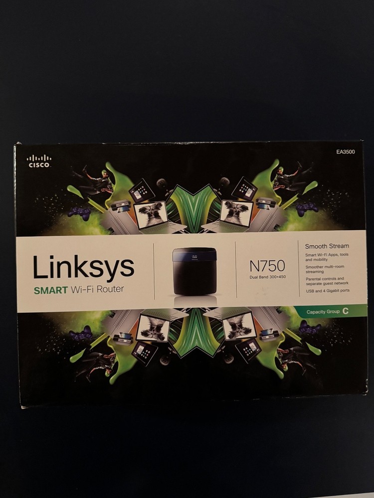 Lynksys N750 Wi-Fi Router
