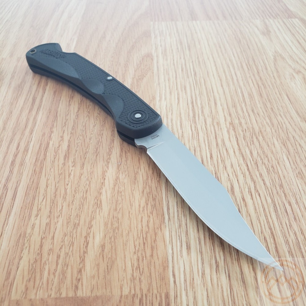 Marbles Lockback Folding Knife 3.75" Stainless Blade Checkered Synthetic Handle