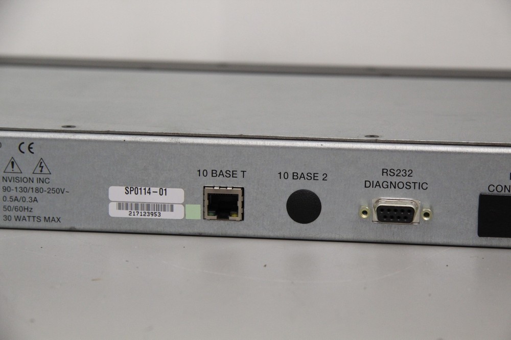 Miranda Nvision Rack Mount Router Control Panel NV9603A