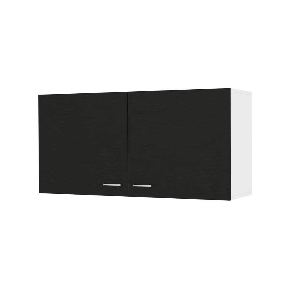 Carbon Espresso Rectangle 2-Door Wall Cabinet