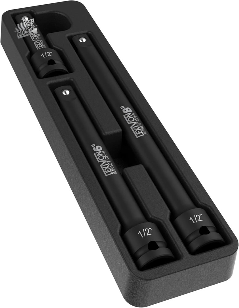 Screwdriver Insert Extension, 1/2" Extension with Handle, Extension to