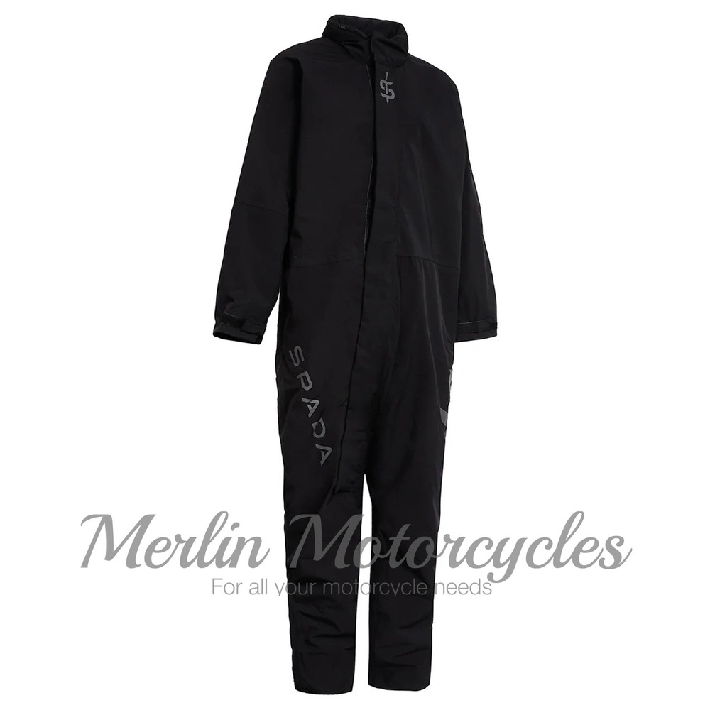 SPADA ACQUA SHIELD LIGHTWEIGHT WATERPROOF OVERSUIT - BLACK - NEXT DAY