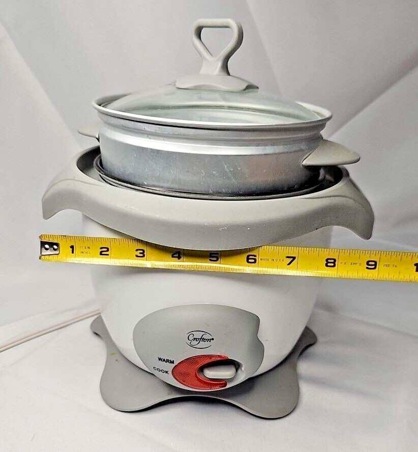 5 Cup Rice Maker & Steamer, Auto Shift to warm when done, Rice Cooker Crofton