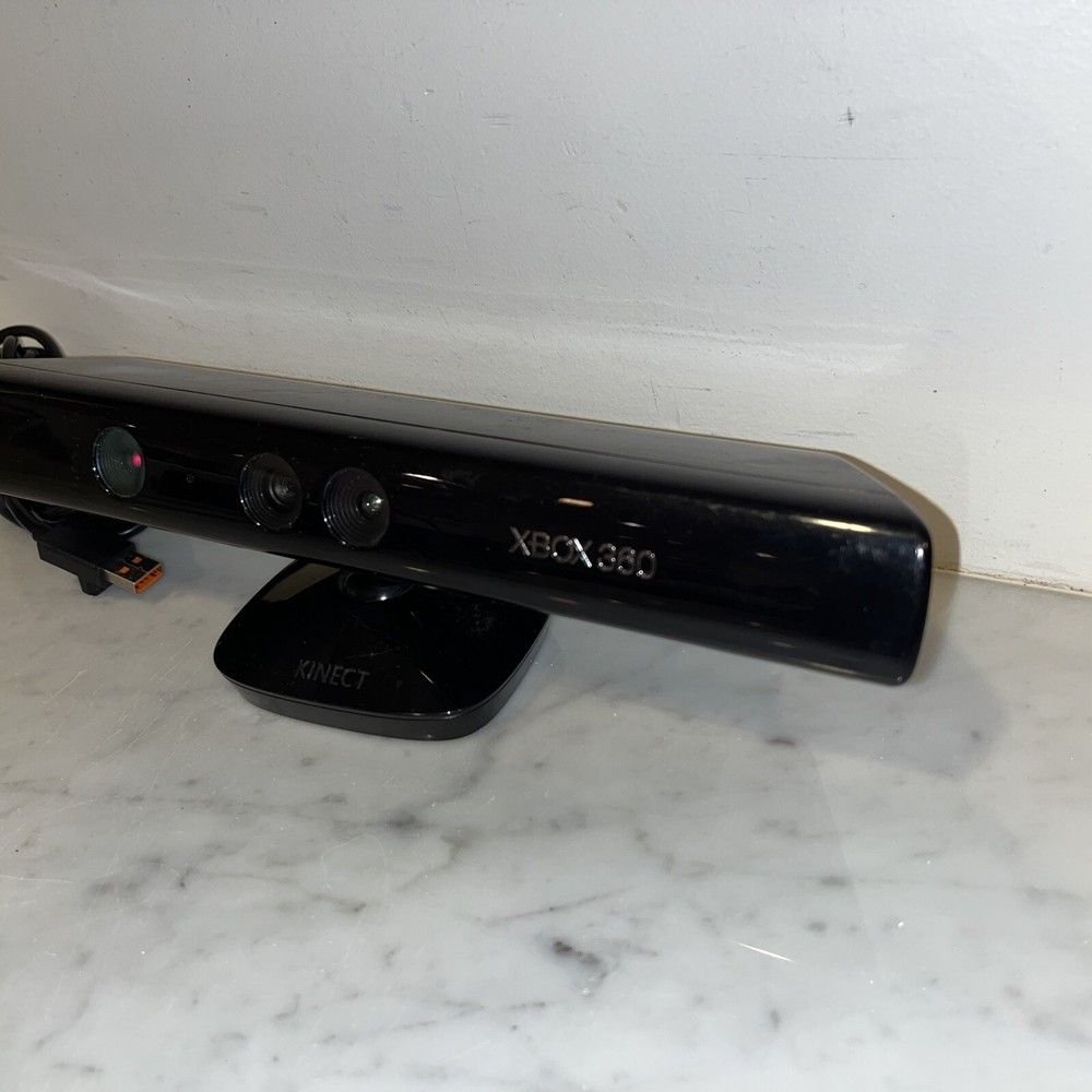 Microsoft 1414 Xbox 360 Kinect Sensor Bar Only - Black Bundle Of 2