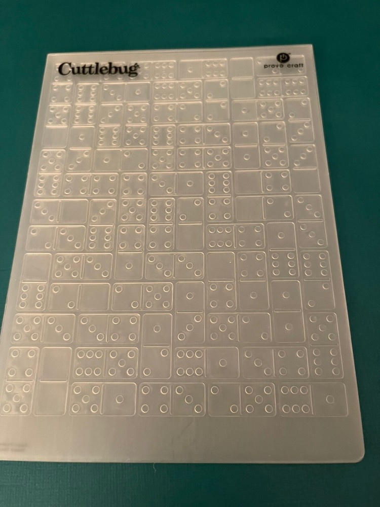 Provo Craft Cuttlebug Domino Embossing Folder