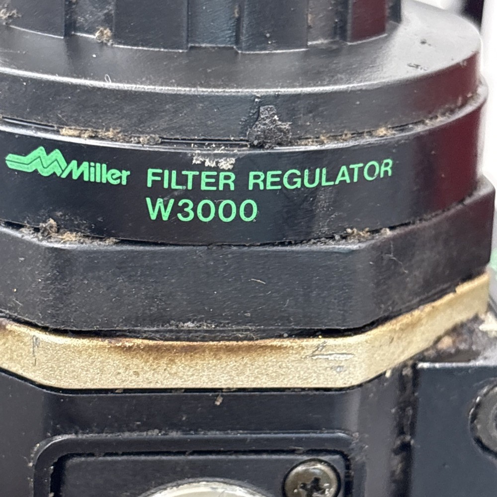 Miller Filter Regulator, Exhaust Valve, Distributor, And Lubricator Assembly