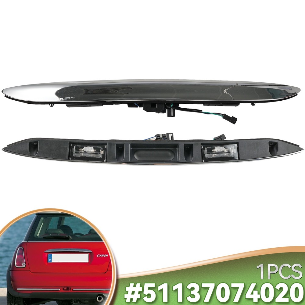For MINI Cooper R50 R53 R52 2000-2008 Tailgate Handle Trunk Boot Handle Chrome
