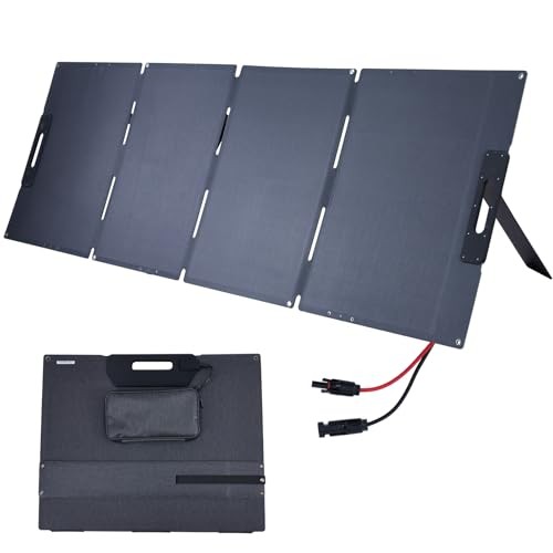 200 Watt Portable Solar Panel for Power Station, Foldable Solar Panel Solar