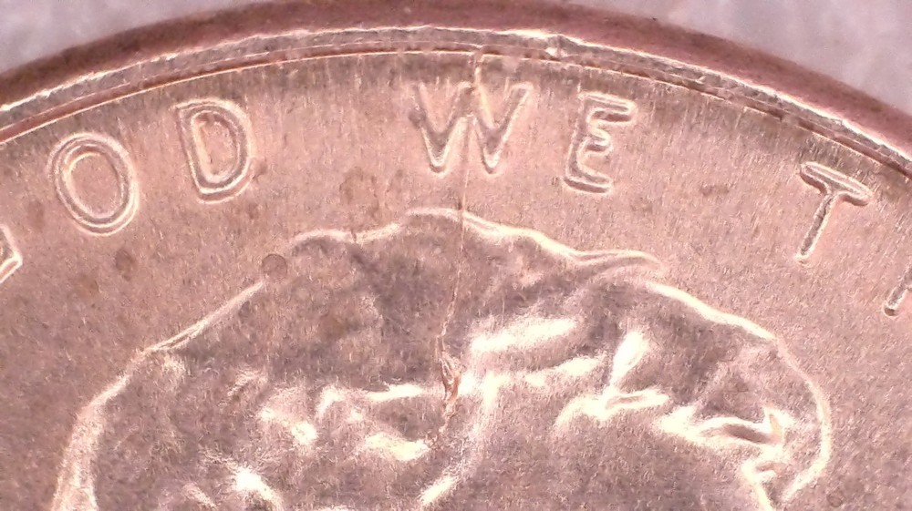 2024 P Lincoln Cent Spiked Head Error