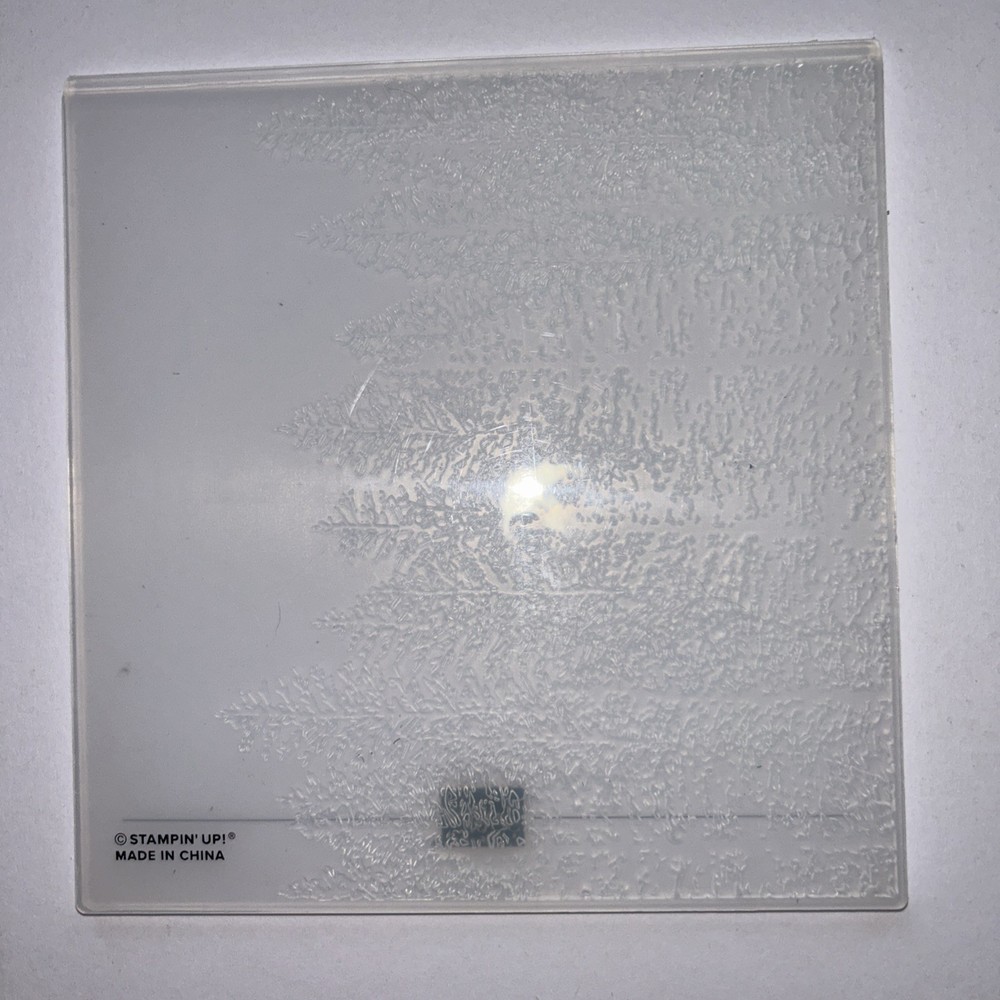 Stampin Up Trees Embossing Folder