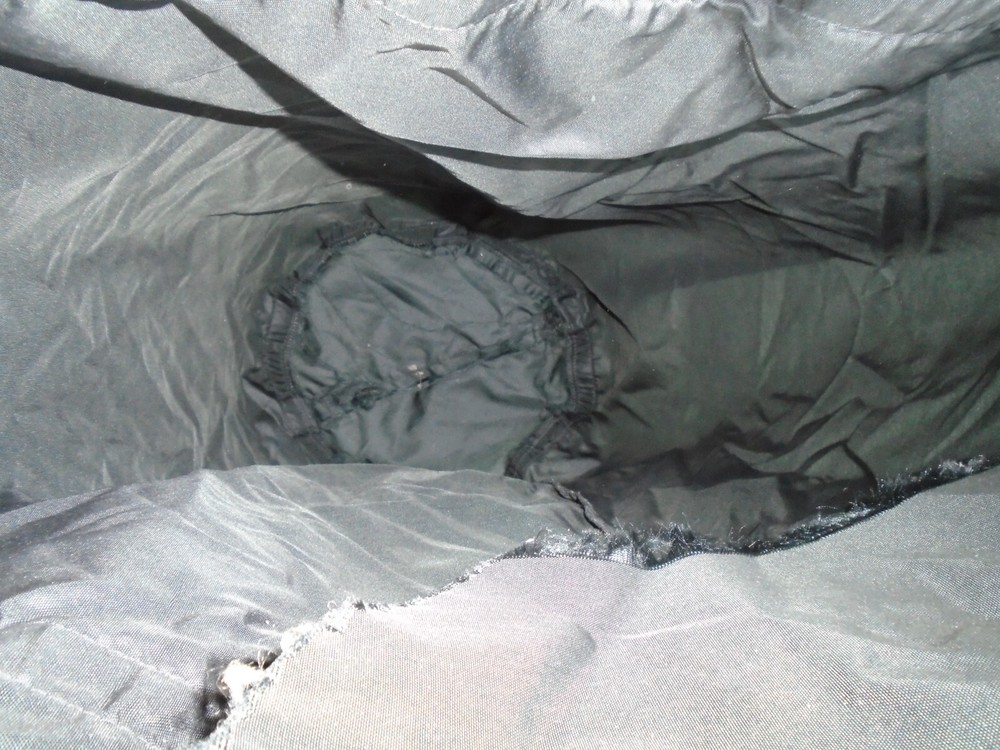 USGI Black Nylon 6-Strap Compression Stuff Sack For Sleep System Sleeping Bag