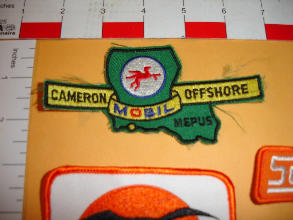 oil advertising patch set vintage