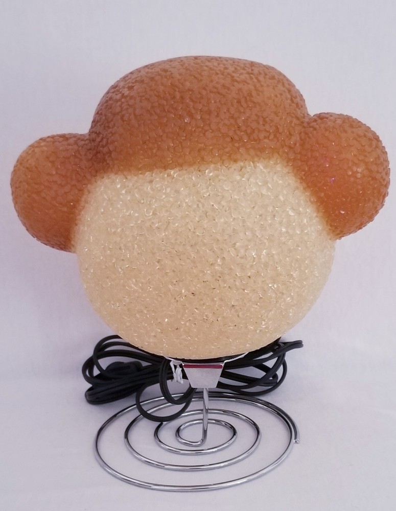 Monkey Face Popcorn Lamp Spring Base 8.75" TALL