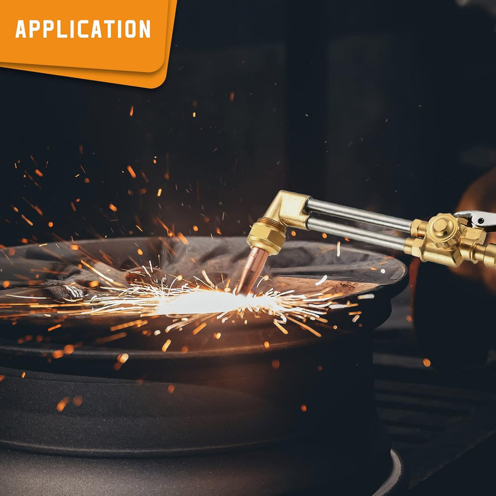 Medium Duty Oxygen/Acetylene Welding Torch | Victor Type Torch Handle with One 3
