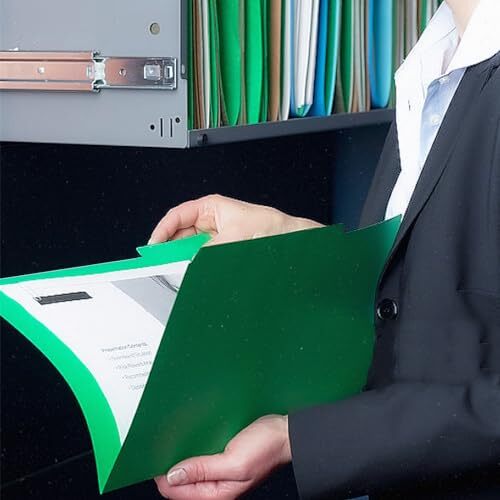 File Folder 150 Pack 1/3 Cut Tab File Folders Letter Size Creen Colored Folde...