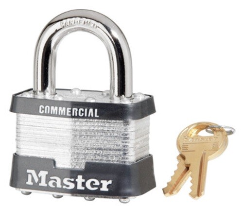 Master Lock 5KA-A445  2" Laminated Keyed Alike Laminated Padlock