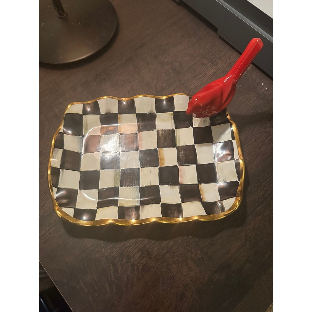 MACKENZIE-CHILDS CARDINAL VANITY TRAY