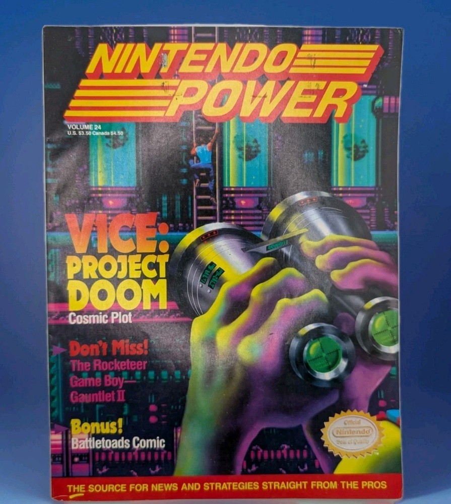 Nintendo Power Volume 24 Vice: Project Doom Cover