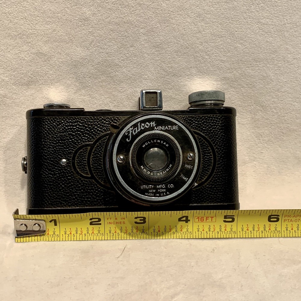 VINTAGE Falcon Miniature Black Camera