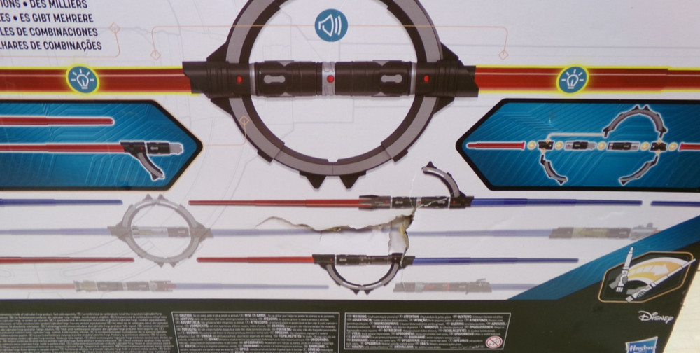 Star Wars Double-Bladed Electronic Light Saber Forge Inquisitor Masterworks Set