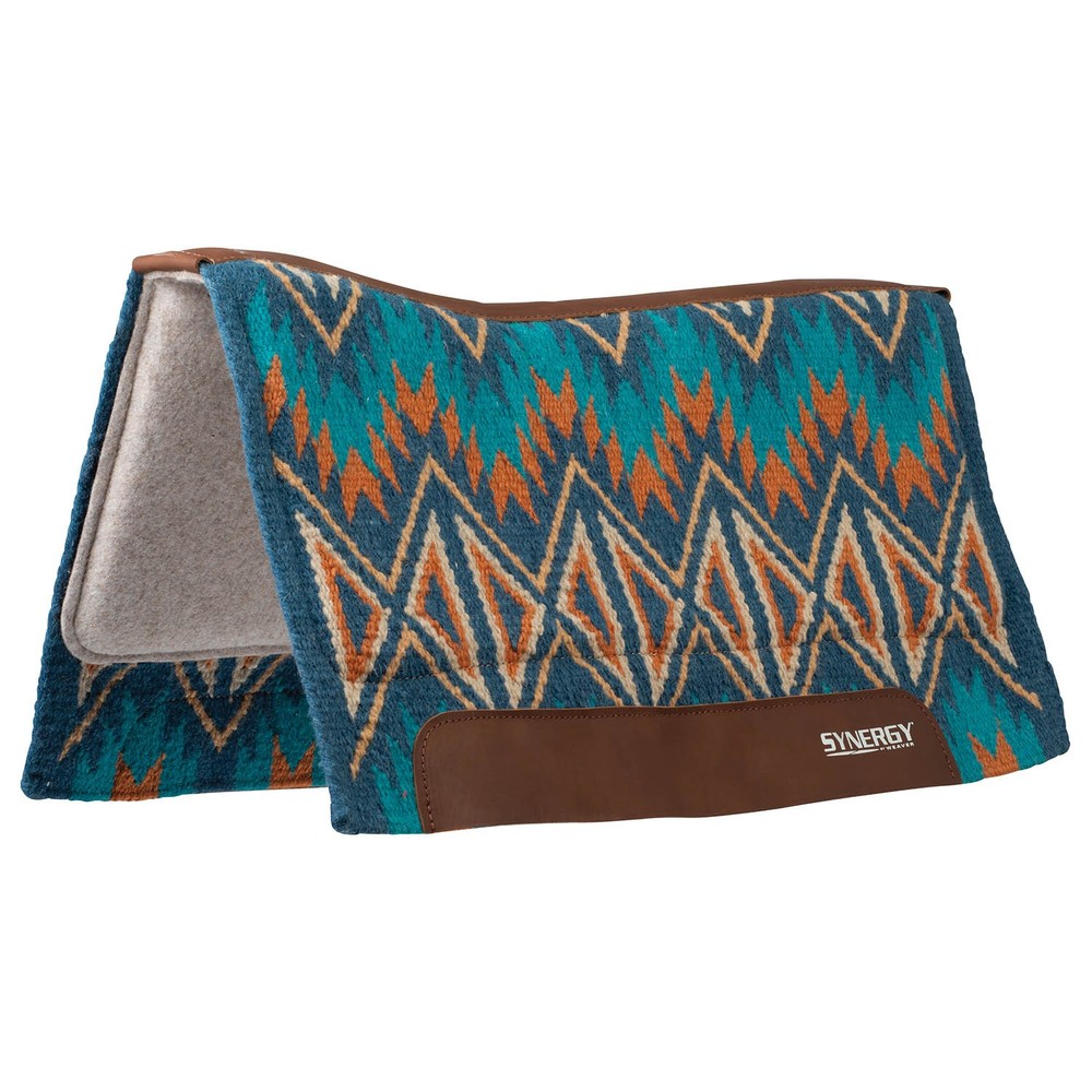 Weaver Synergy Contoured Performance Wool and Felt "Quest" Saddle Pad