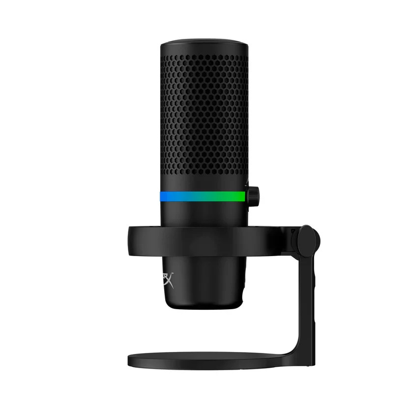 HyperX DuoCast USB Condenser Microphone RGB Lighting for PC, PS4, PS5 (Black)