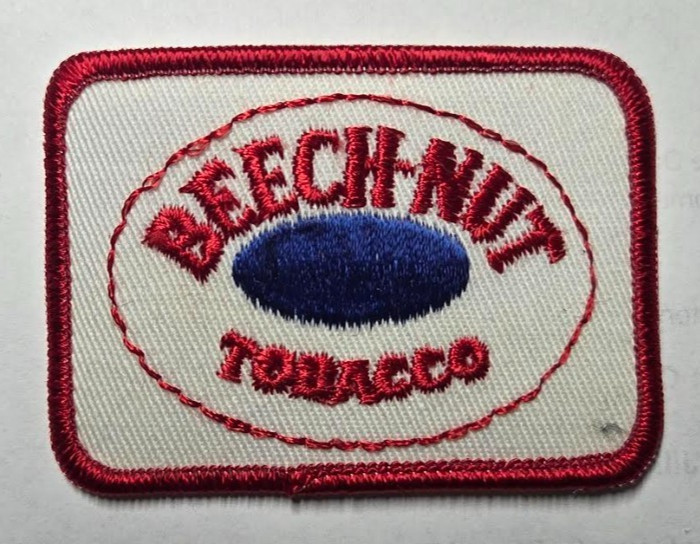 Beech-Nut Tobacco (sew on) embroidered patch