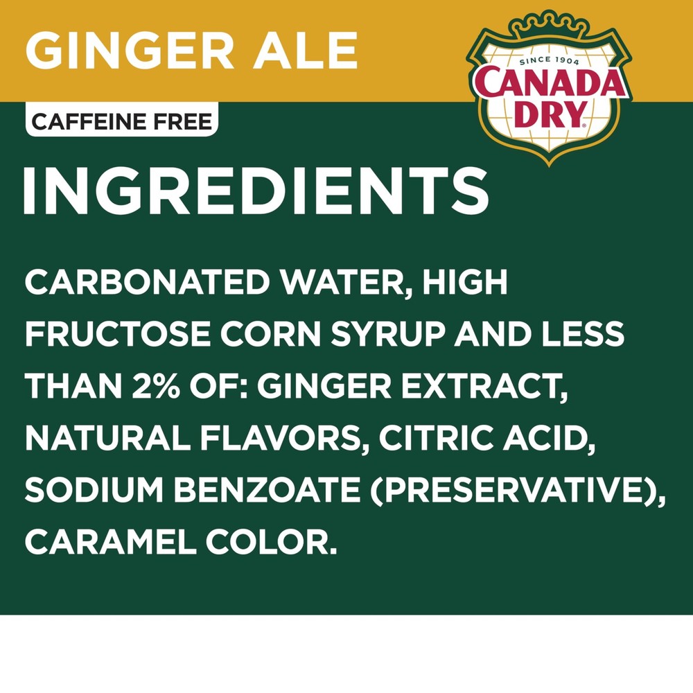 Canada Dry Ginger Ale Soda, 10 Fl Oz Bottles, 6 Pack