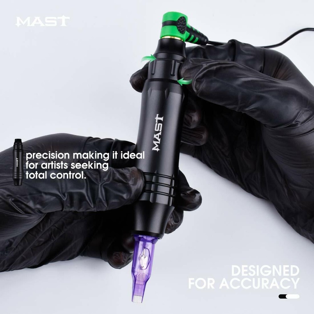Mast Solo Tattoo Rotary Pen Permanent Makeup Eyebrows lips RCA Interface Machine