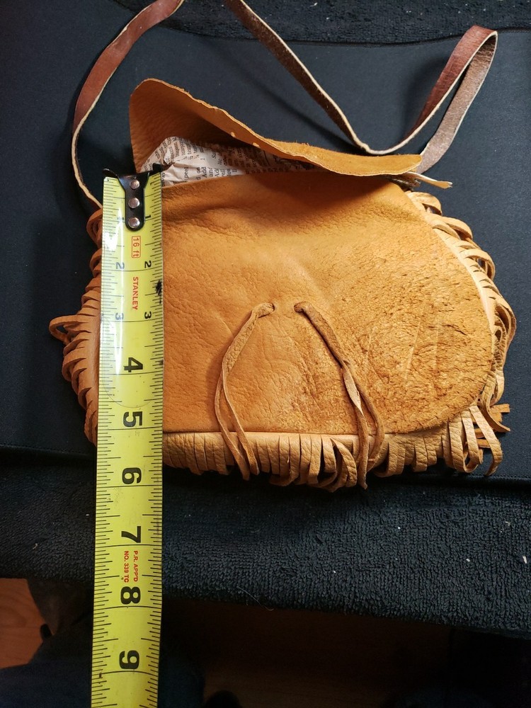 BLACK POWDER MUZZLELOADER BAG ACCESSORIES POSSIBLE BAG Soft SUEDE LEATHER