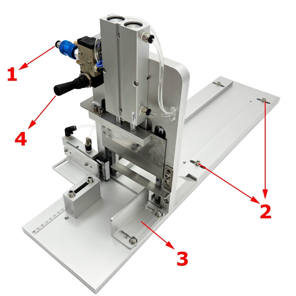 Pneumatic Soap Cutting Machine Precise Handmade Soap Cutter