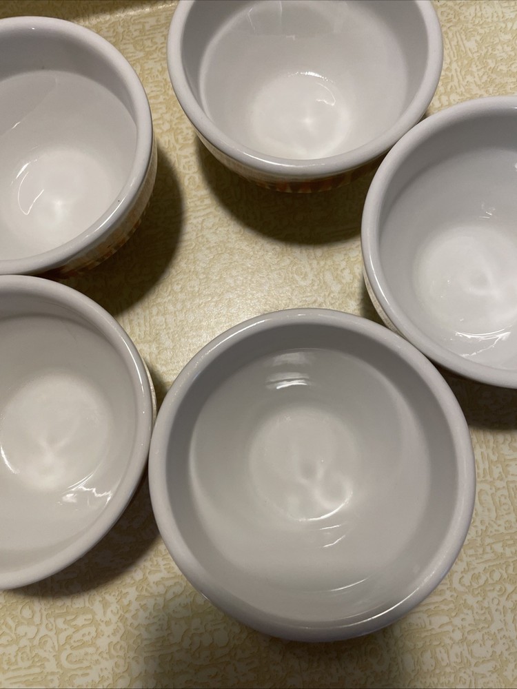 Jackson China Paul McCobb Radiant Pattern, 5 Custard Cups