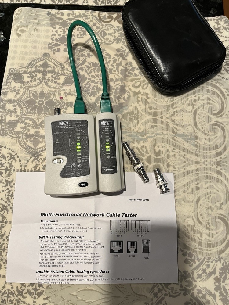 Tripp Lite N044-000-R Multi-Functional Data Coaxial Network Cable Tester