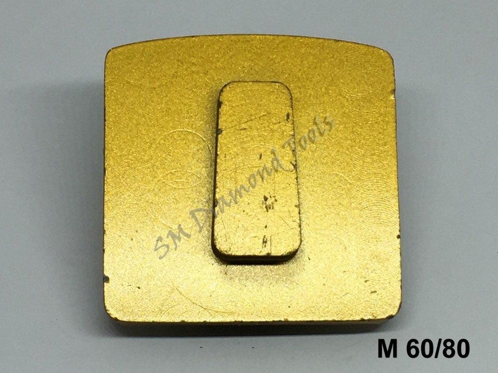 3-pack HUSQVARNA Trapezoid Diamond 2 Segment Grinding Polish Medium Bond 60 Grit