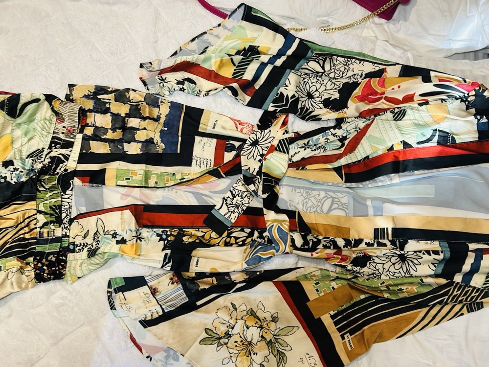 Stylish Two-Piece Set with Intricate MixedPrints