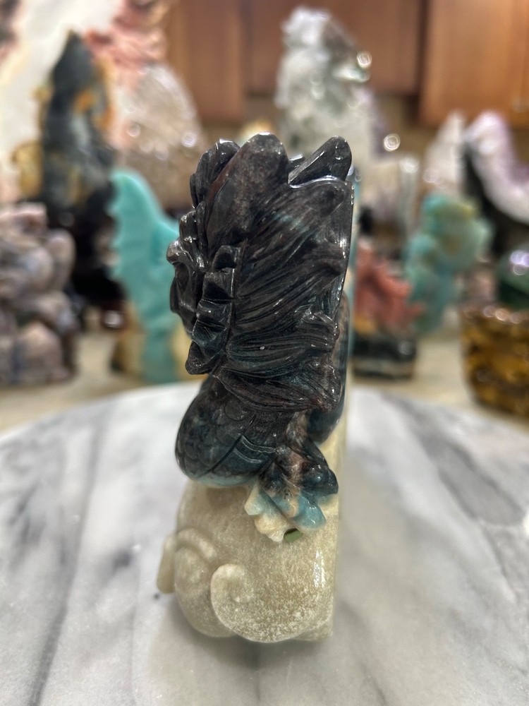 Trolleite Dragon hand carved