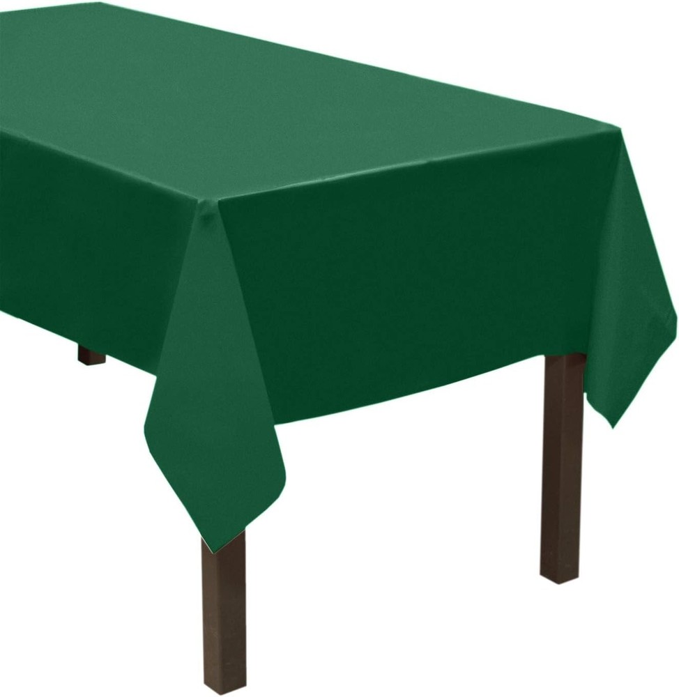 ValuMost Disposable 54" x 108" Plastic Rectangle Table Cover/Tablecloth