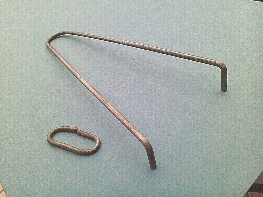 VINTAGE V W split screen hubcap puller spring steel galvanized fits a 3.5mm hole