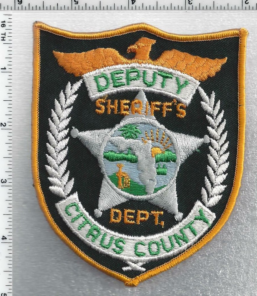 Citrus County Sheriff's Dept. (Florida) 3rd Issue Shoulder Patch