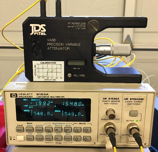 JDS Fitel VA5B Precision Variable (Optical) Attenuator