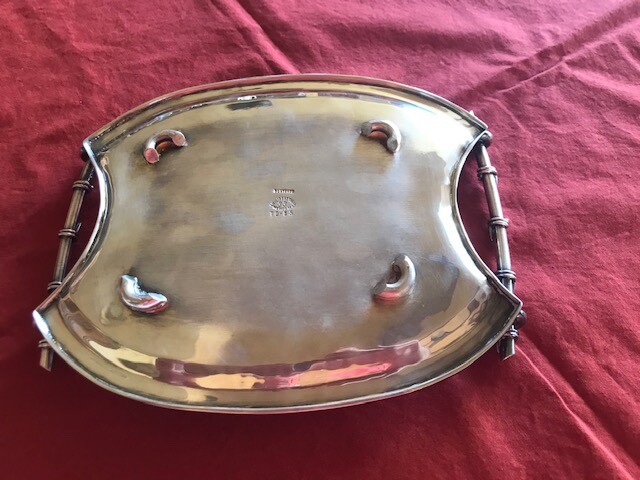emilia castillo silver 8 1/2" x 7" tray